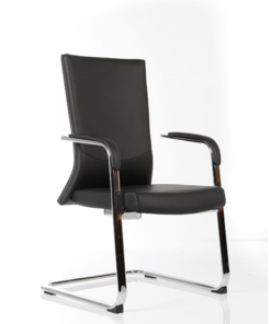 chaise d'invité noir